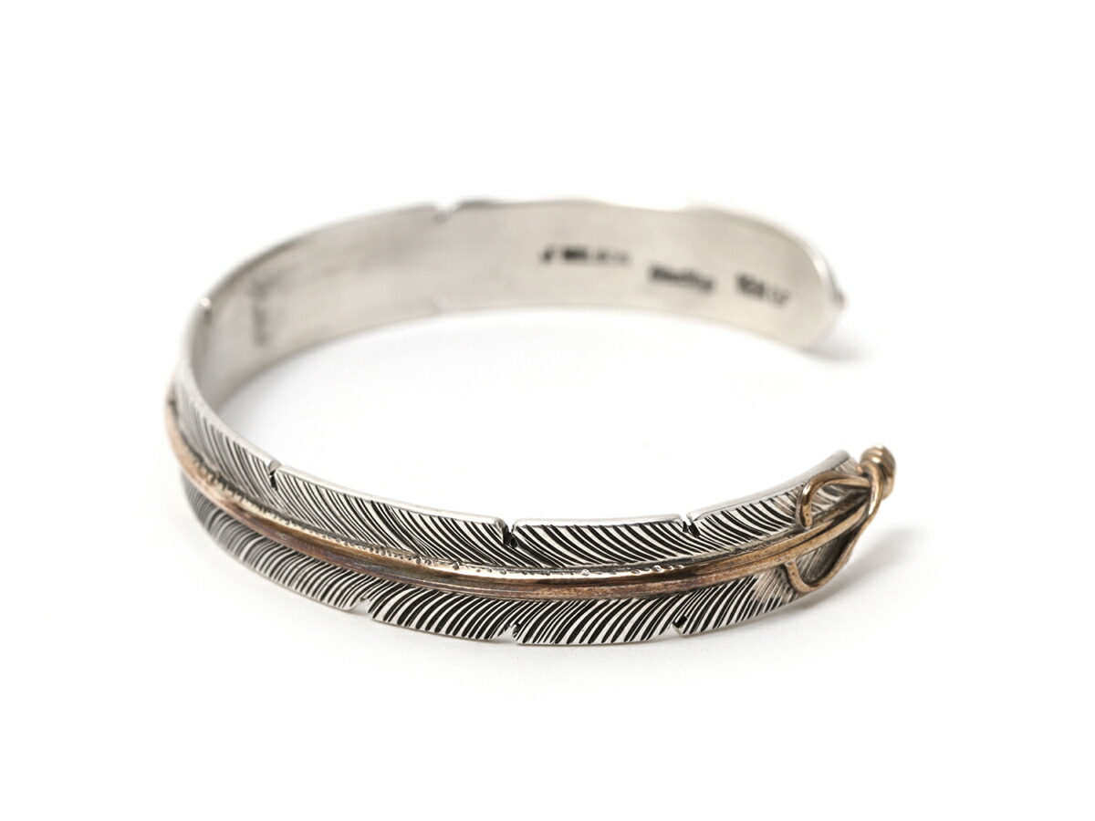 楽天市場】John Nelson ジョン ネルソン Feather Bangle フェザー