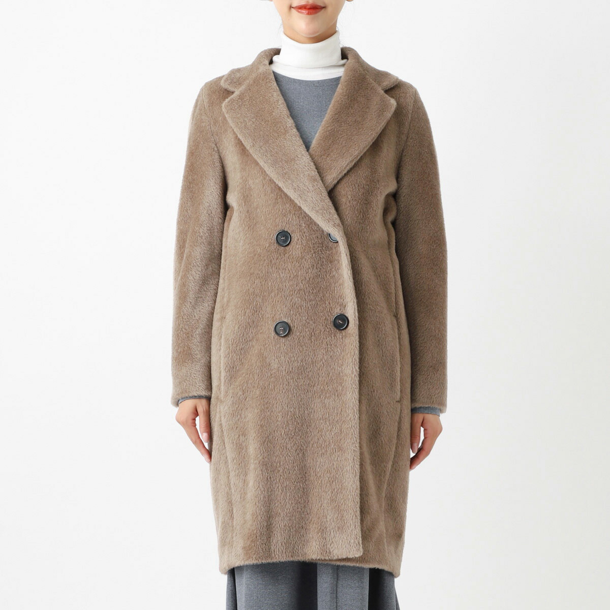 楽天市場】エスマックスマーラ S Max Mara ダブルブレストコート