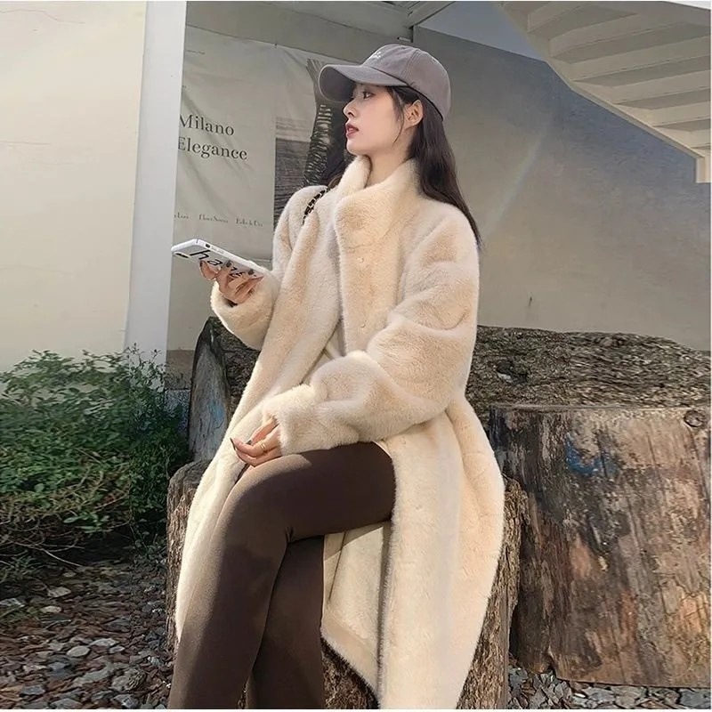 楽天市場】エコファーロングコート レディース ロング丈 もこもこ