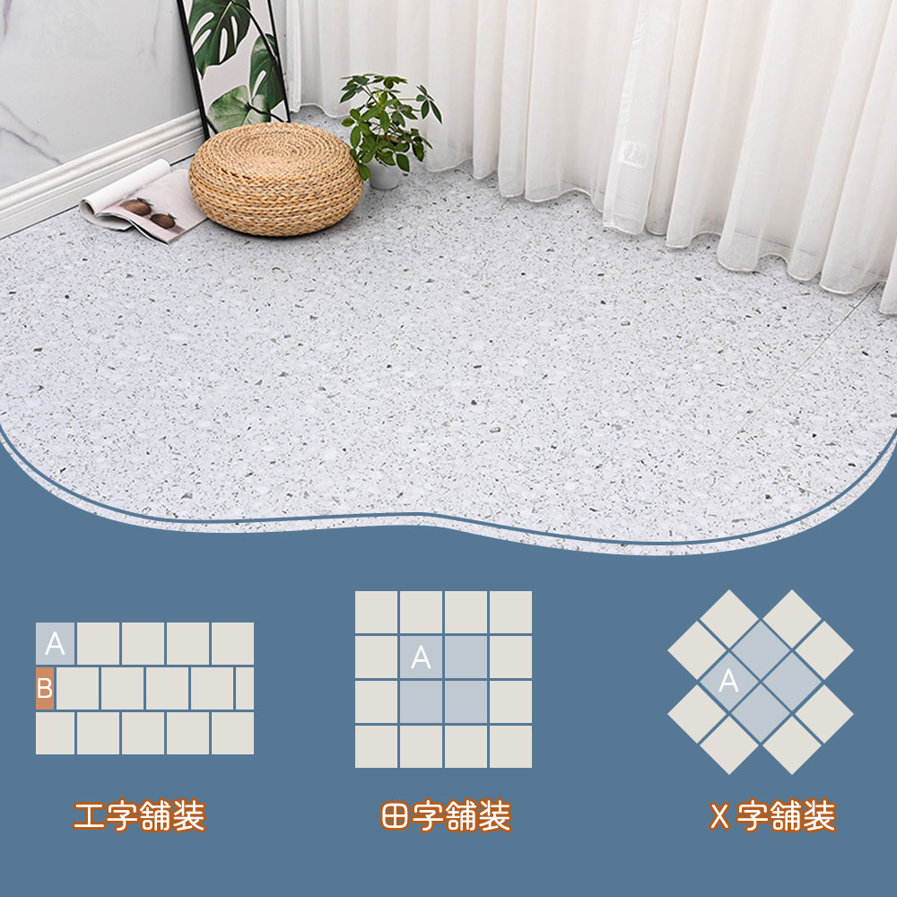 楽天市場】【全店クーポンあり】フロアタイル 置くだけ 6畳 大理石