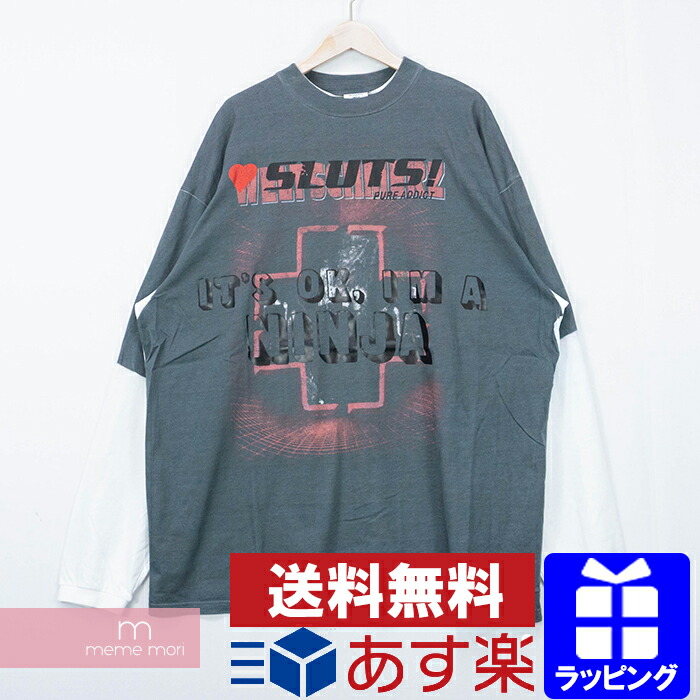 楽天市場】VETEMENTS 2018AW Multicolor Ninja Tee On Tee Printed T