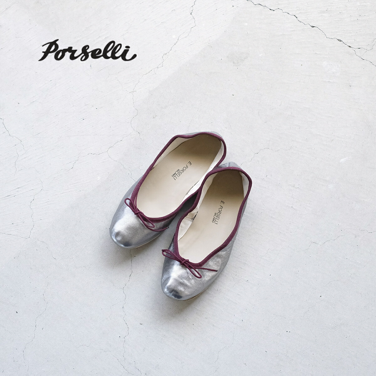 楽天市場】PORSELLI ポルセリ バレエシューズ【4406295】 新作 別注