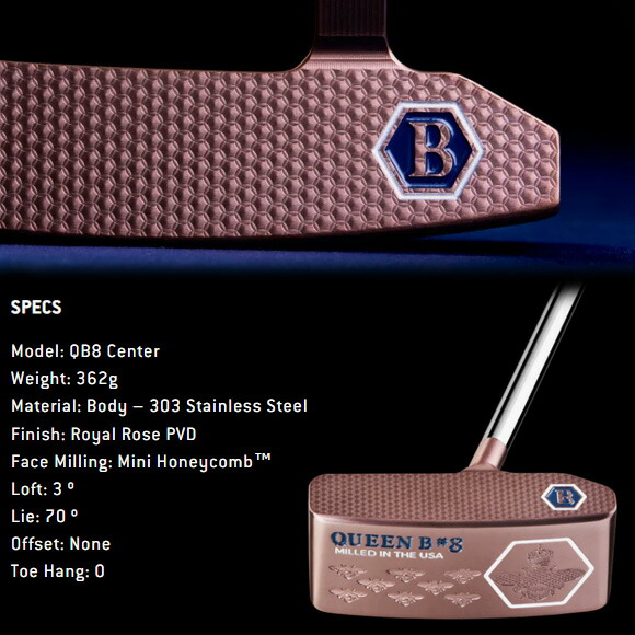 楽天市場】ベティナルディ 2025 Queen B 8 Center パター US仕様