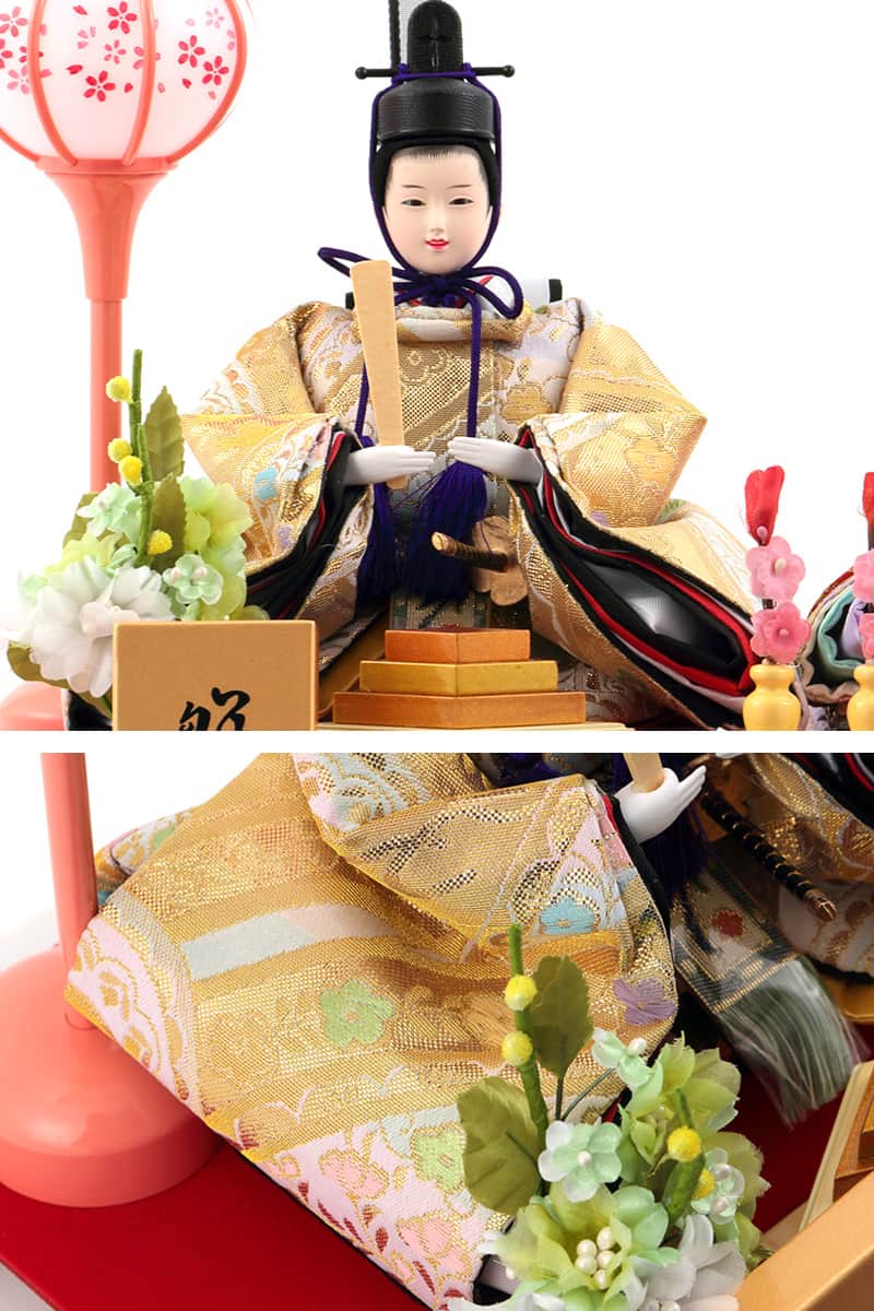 楽天市場】雛人形 コンパクト ひな人形 雛 ケース飾り 親王飾り 清玉作