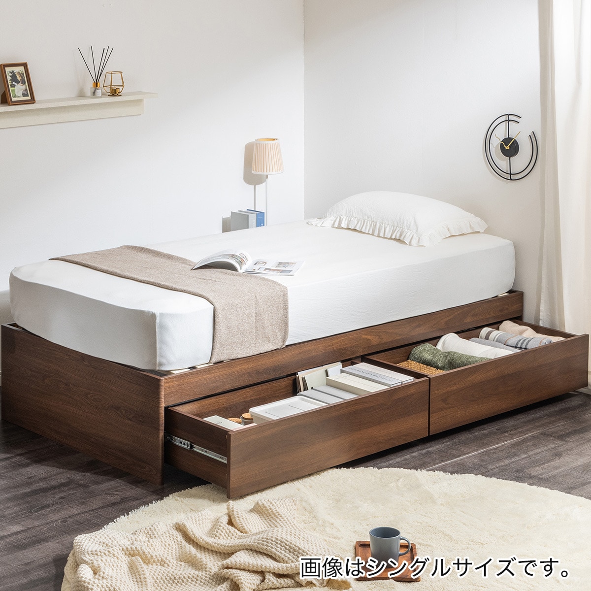 楽天市場】ヘッドレスチェストベッドフレーム (MDN)【メーカー直送