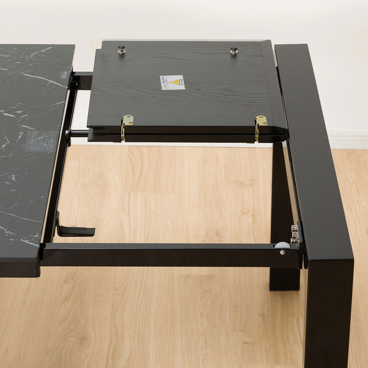 楽天市場】伸長式ダイニングテーブル5点セット (DT160/200 ES01 BK/DC