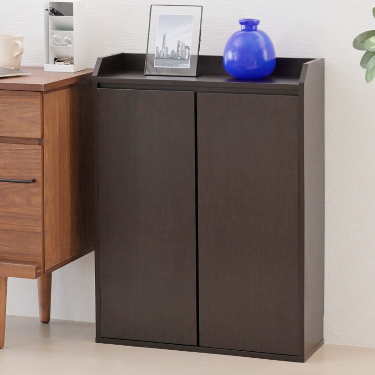 楽天市場】薄型カウンター下収納 扉タイプ (幅60cm)【メーカー直送