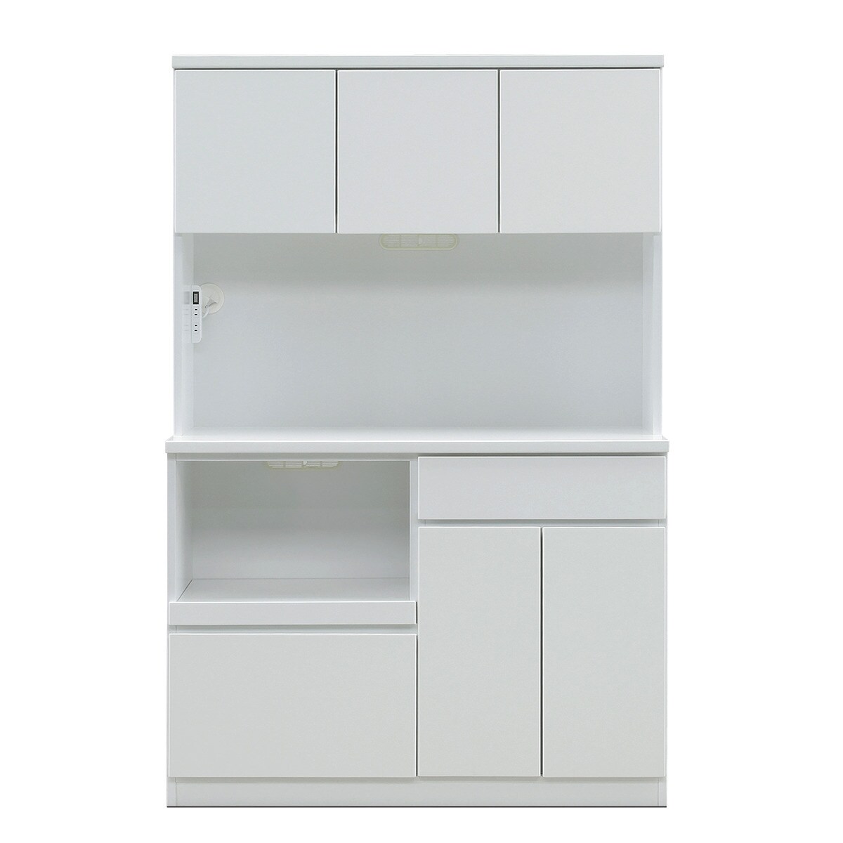 楽天市場】鏡面仕様のキッチンボード (幅120cm WH) ニトリ 【配送員