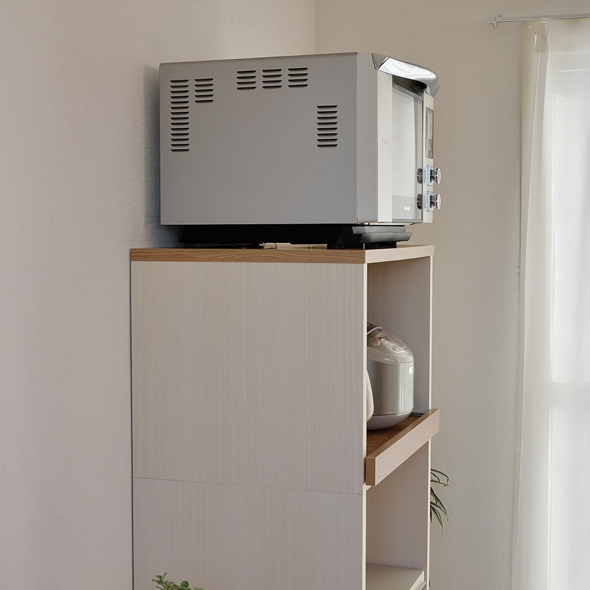 楽天市場】ごみ箱が入るキッチンラック （高さ約128cm WH） ニトリ