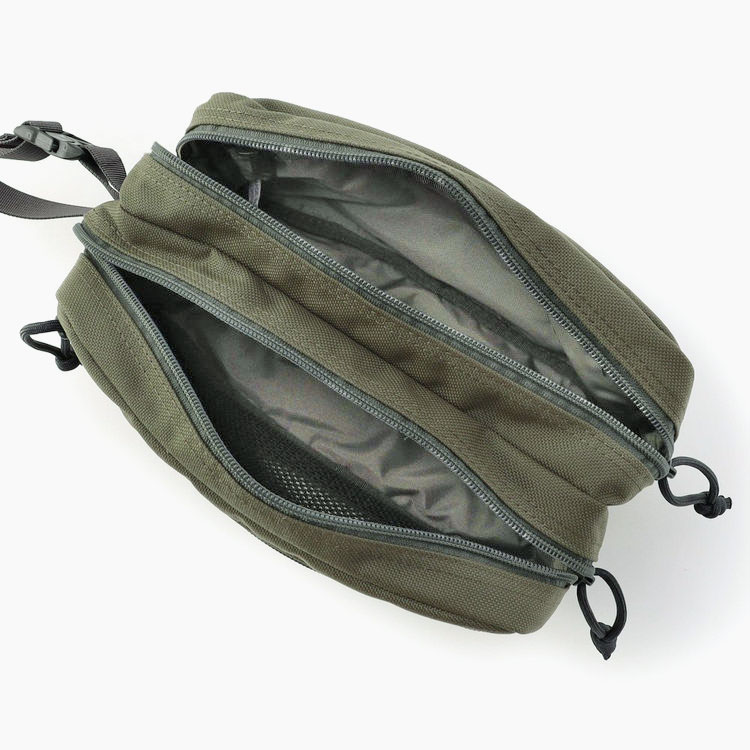 ブリーフィング(BRIEFING)セカンドポーチダブルファスナー DOUBLE ZIP