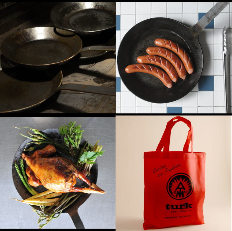 楽天市場】TURK ターク CLASSIC クラシックフライパン 4号 24cm