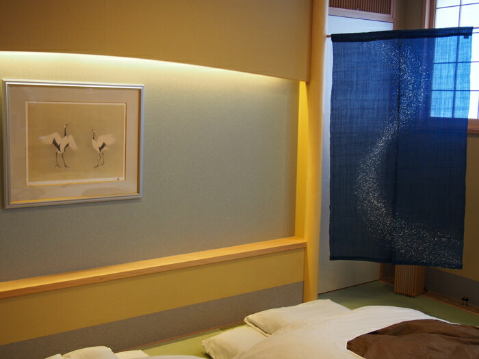 楽天市場】【のれん(暖簾)】本麻のれん 天の川 青 丈150cm（受注生産