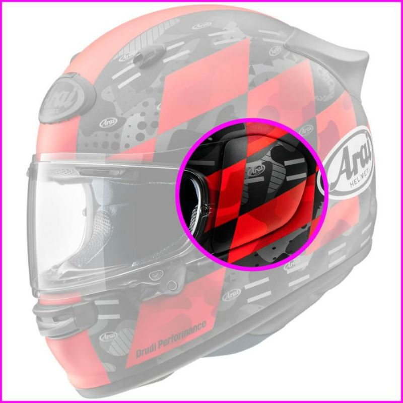 楽天市場】Arai アライ ヘルメットパーツ VAS-Vホルダー CHECKER