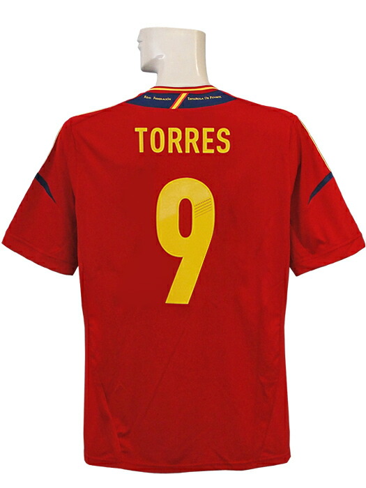 元スペイン代表 フェルナンド・トーレス レプリカユニフォーム 2012年
