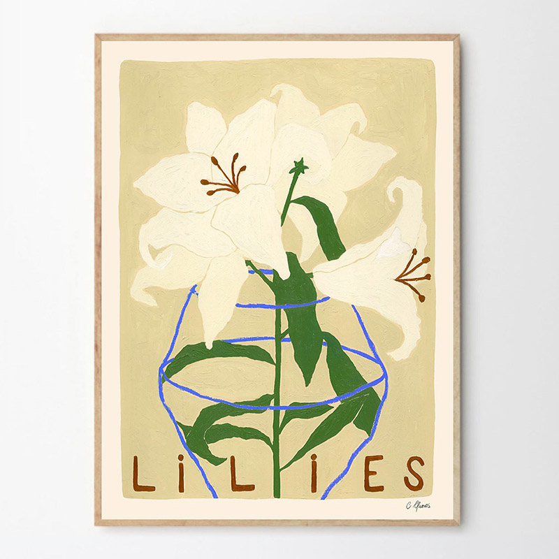 楽天市場】デンマーク THE POSTER CLUB ポスター ユリ 30x40cm 北欧