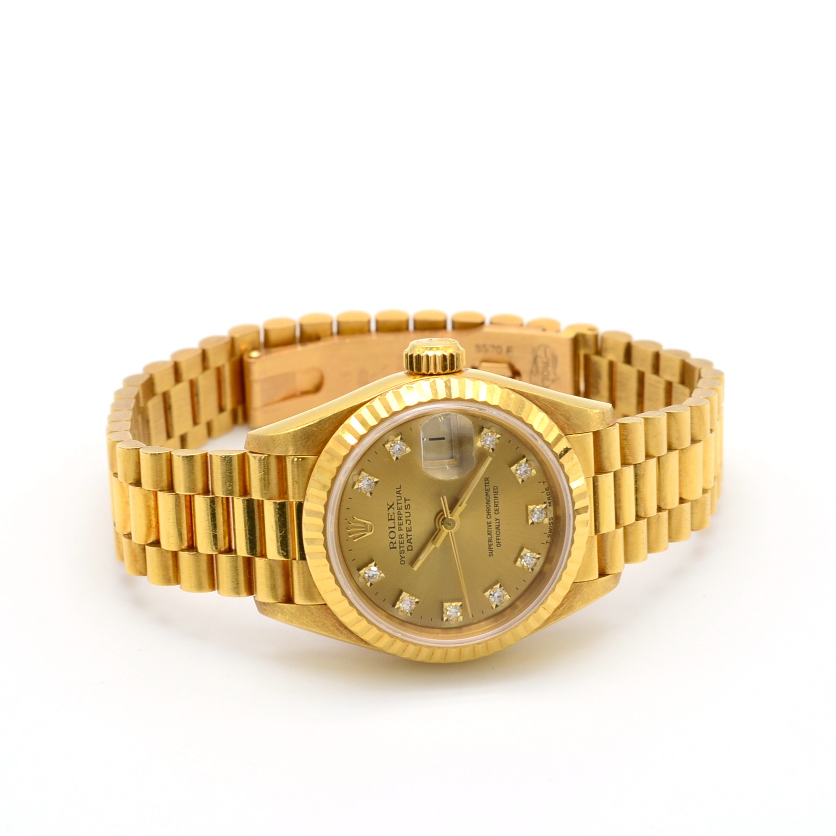 楽天市場】ロレックス ROLEX デイトジャスト 69178 X番 10Pダイヤ