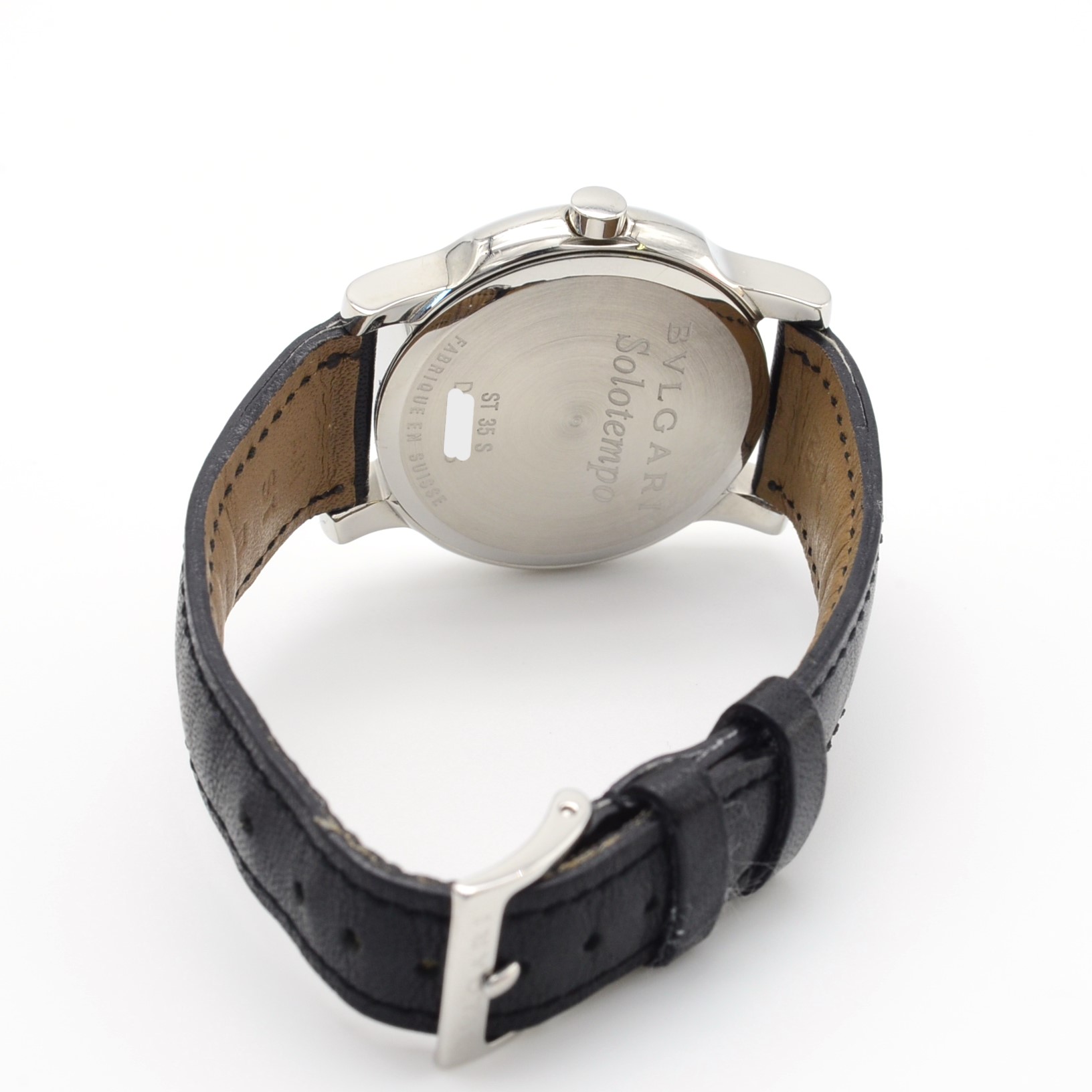 楽天市場】BVLGARI ブルガリ ソロテンポ ST35S メンズ腕時計 黒文字盤