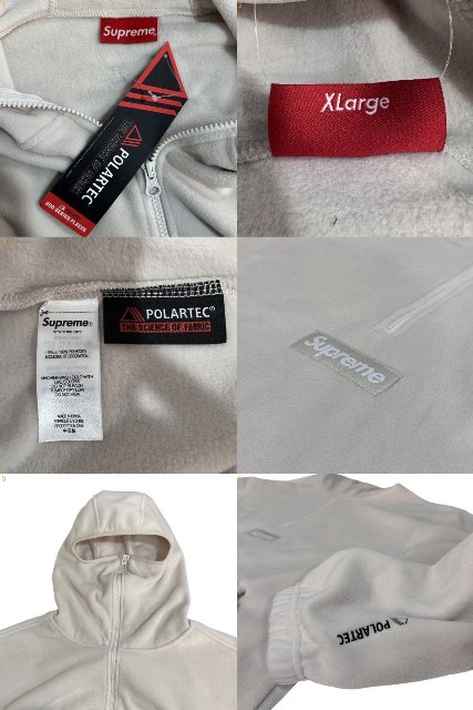 楽天市場】22AW SUPREME Polartec Facemask Half Zip Pullover (Stone