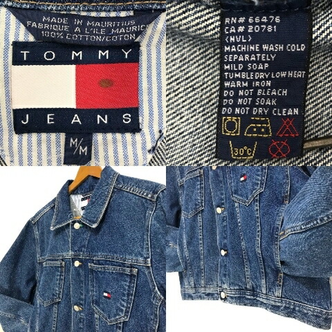 楽天市場】90s TOMMY JEANS Denim Jacket 