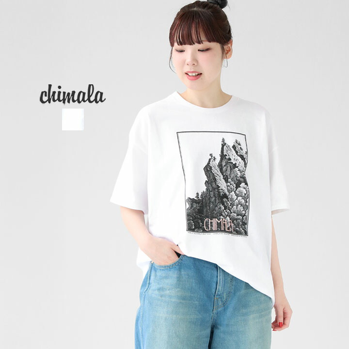 楽天市場】chimala(チマラ) CHIMALA MOUNTAIN Tシャツ(CS39-K002CML