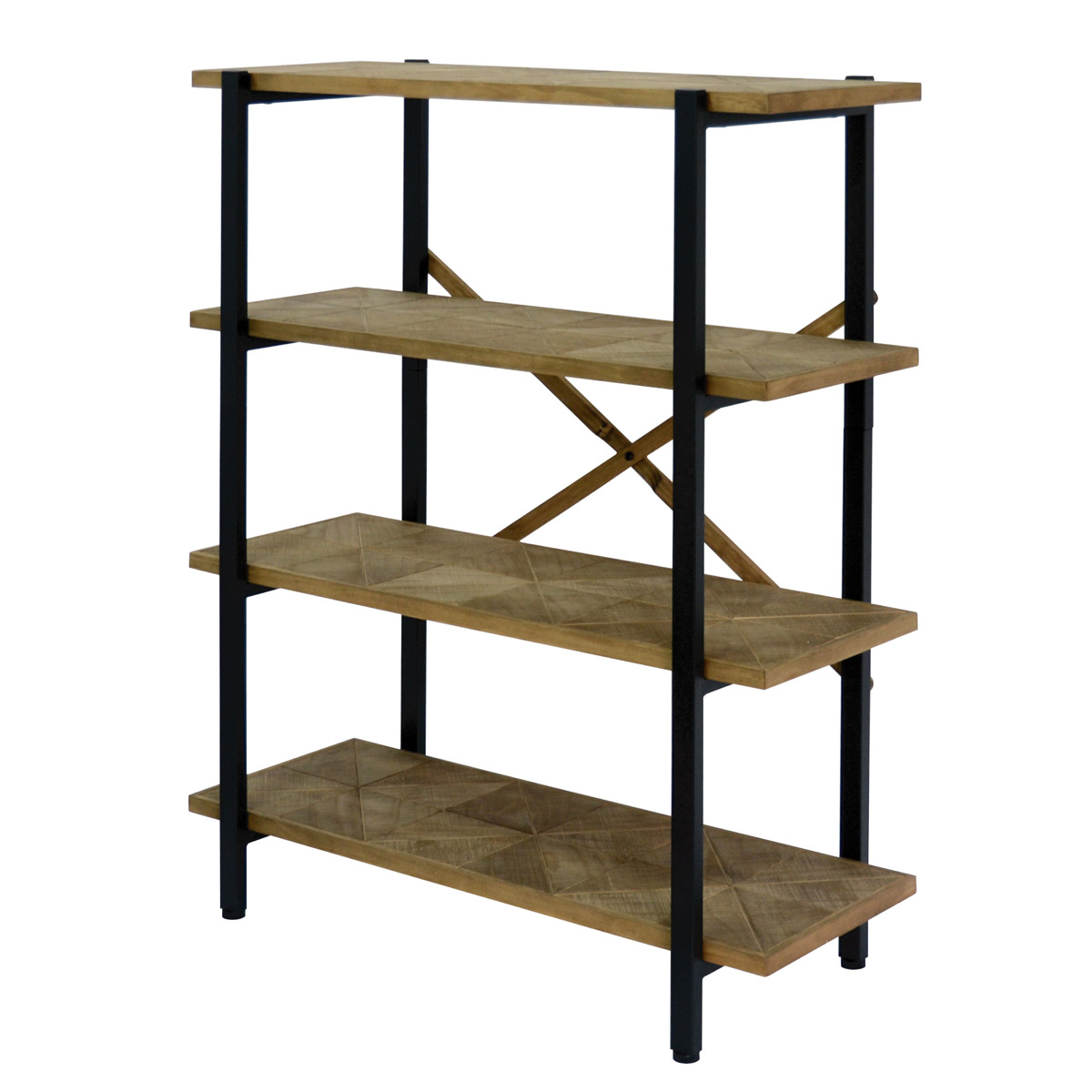 楽天市場】【Diamond】 4段ラック 幅90cm オープン 収納 木製 パイン材