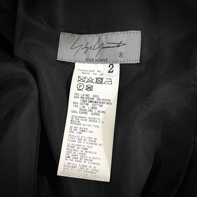 楽天市場】Yohji Yamamoto Pour Homme 23SS SUMMER TUXEDO U-RANDOM