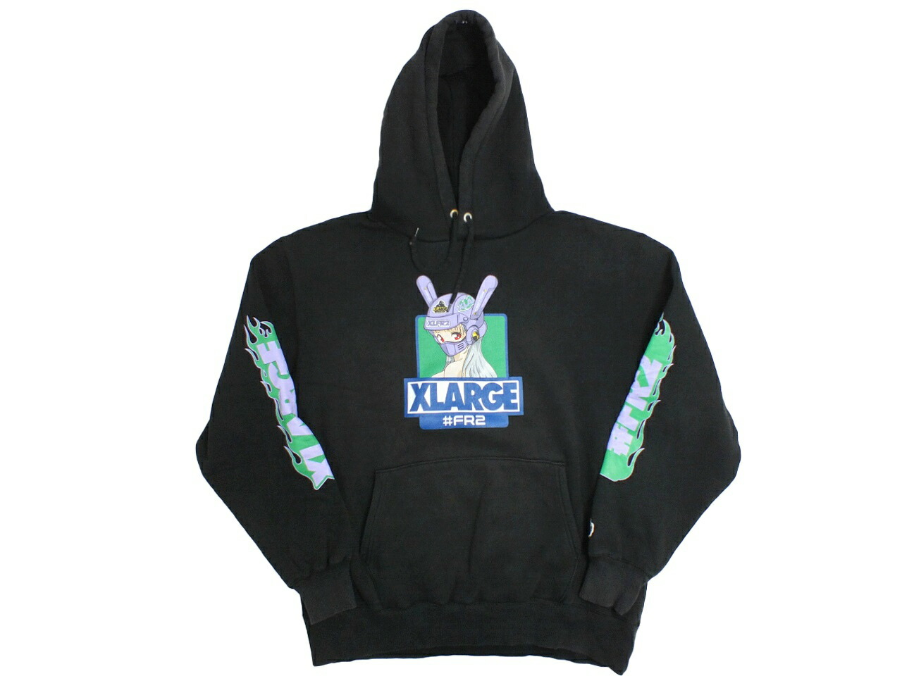 楽天市場】【中古】#FR2 × XLARGE コラボ プリントパーカー 