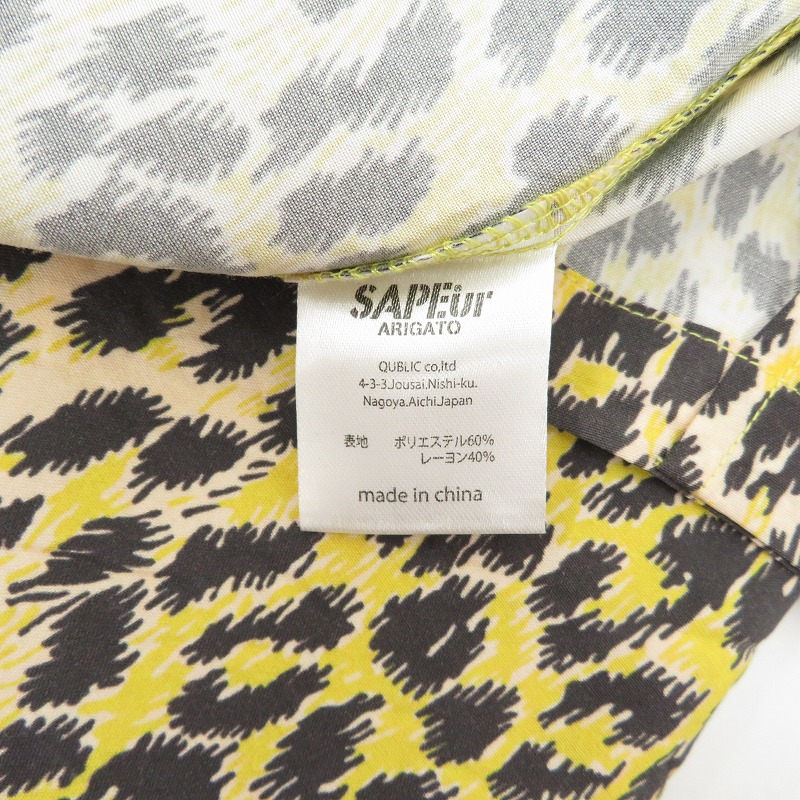 楽天市場】【中古】SAPEur | サプール LEOPARD RAYON SHIRT レオパード