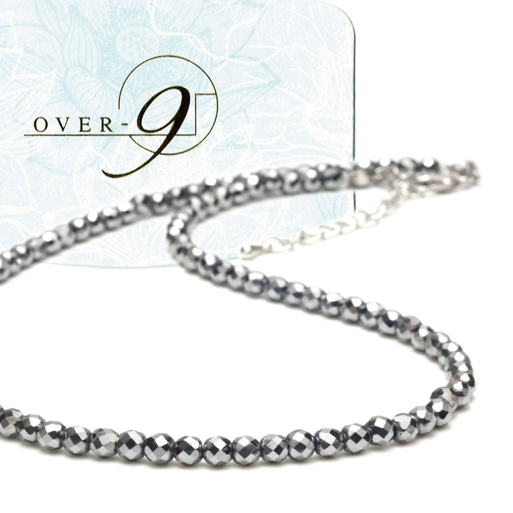 楽天市場】OVER-9 テラヘルツ ネックレス 4mm 首周り約50cm
