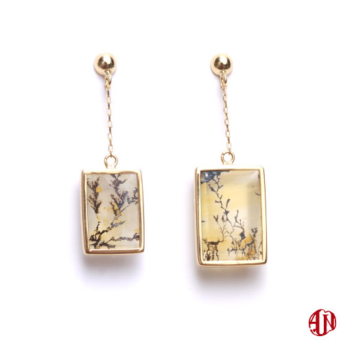 デンドリティッククォーツ ピアス 片耳 【公式通販】