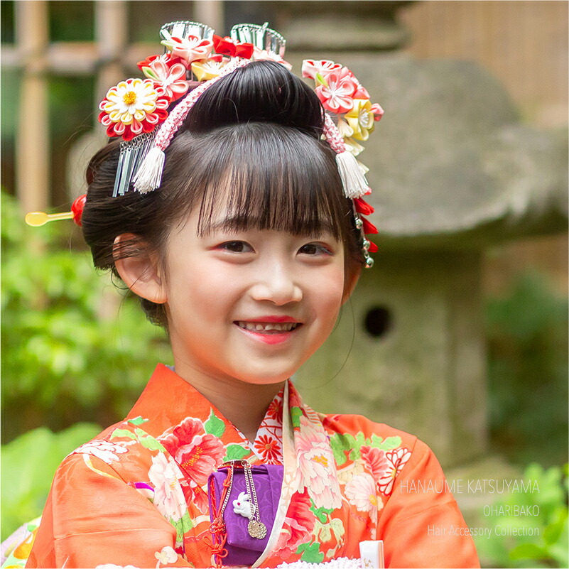 楽天市場】七五三 髪飾り【七歳用】華梅・勝山かんざし3点セット【桐