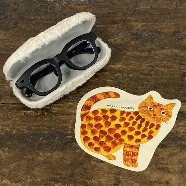 楽天市場】松尾ミユキ Fluffy メガネケース【眼鏡ケース 猫グッズ 大人