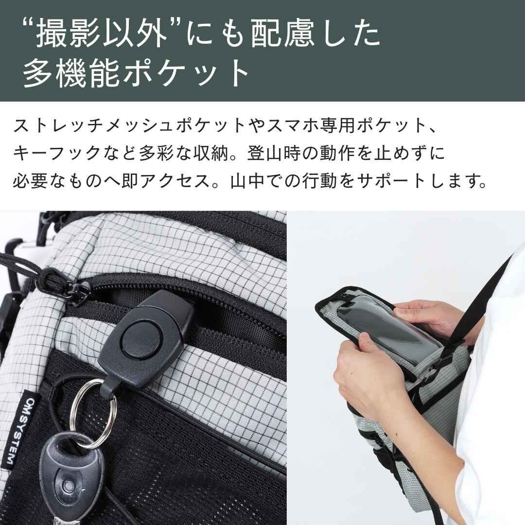 楽天市場】OM SYSTEM×MILLET オリジナル パルマランフォトショルダー