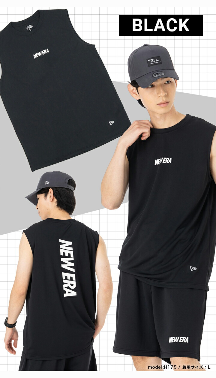 楽天市場】ニューエラ スリーブレスTシャツ NEW ERA パフォーマンス