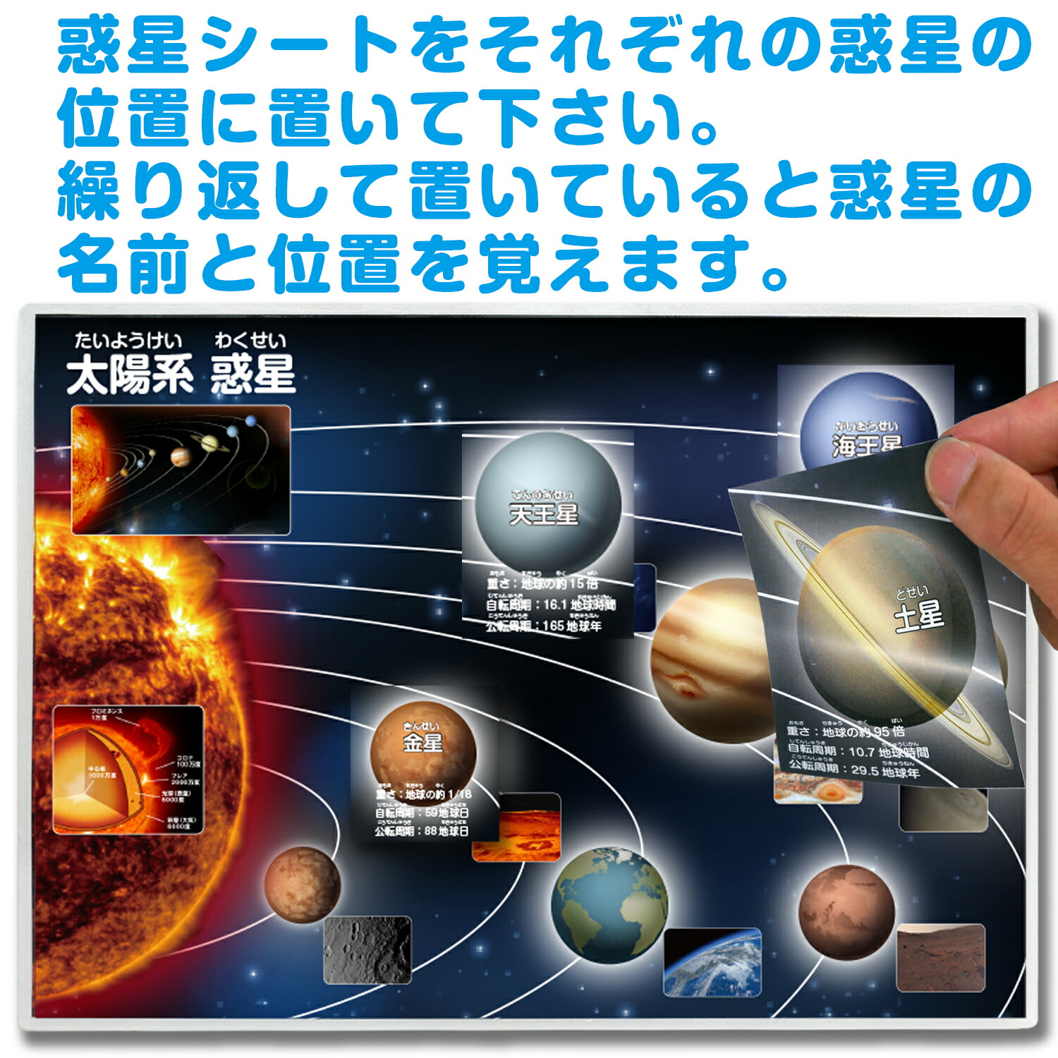 楽天市場】浮かぶ！宇宙地図お風呂ボード（惑星マグネットシート付き