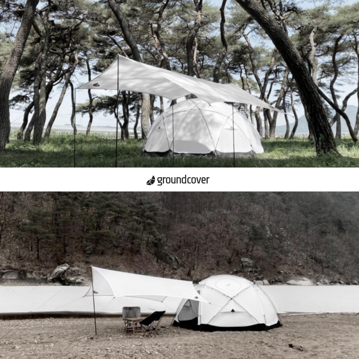 楽天市場】ground Cover MINI HEXA TARP WHITE ミニ ヘキサ タープ