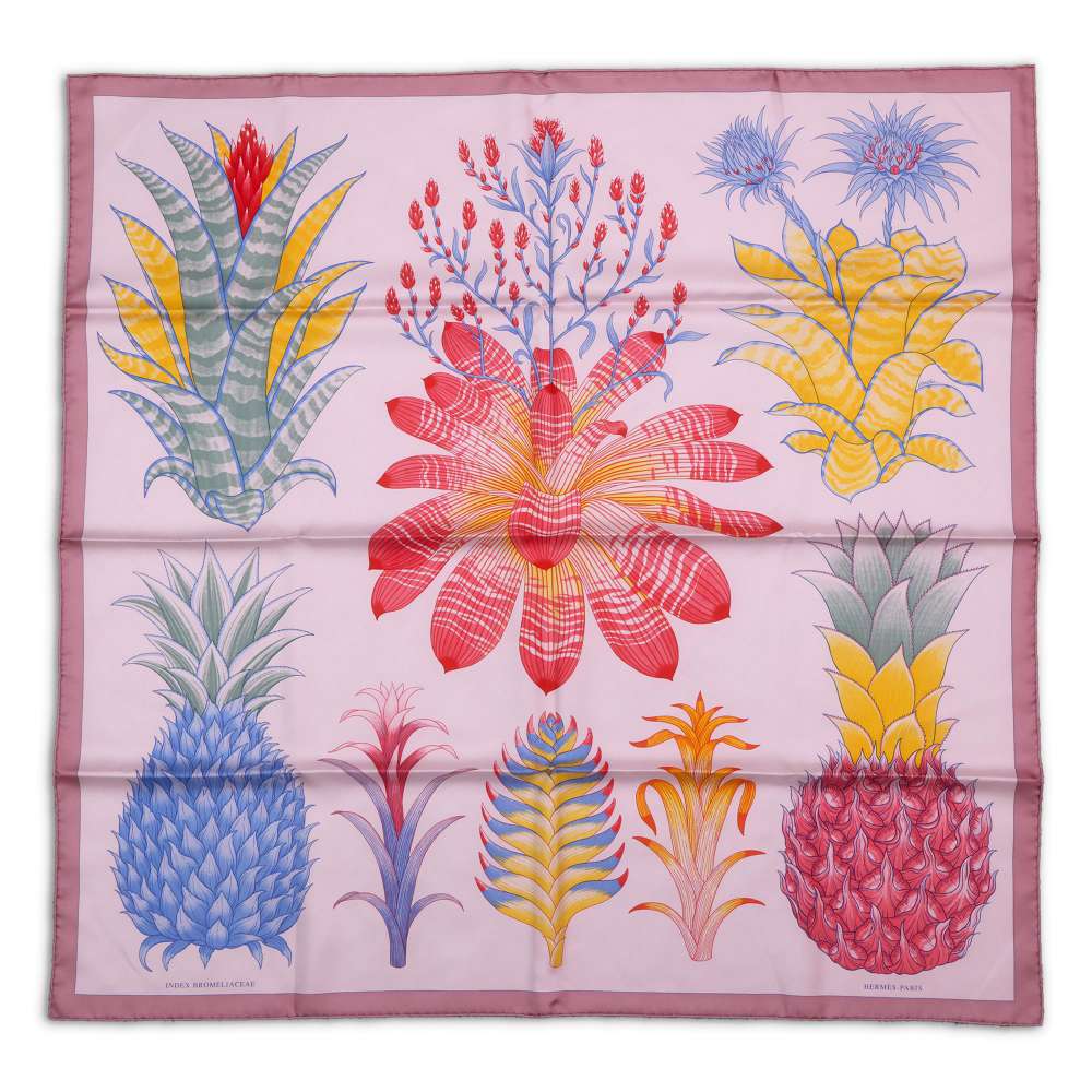 エルメス スカーフ カレ90 Index Bromeliaceae 22年春夏