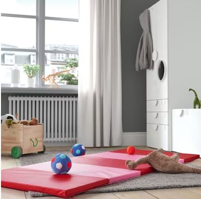 楽天市場】イケア IKEA PLUFSIG ペルフスィッグ折りたたみ式ジムマット