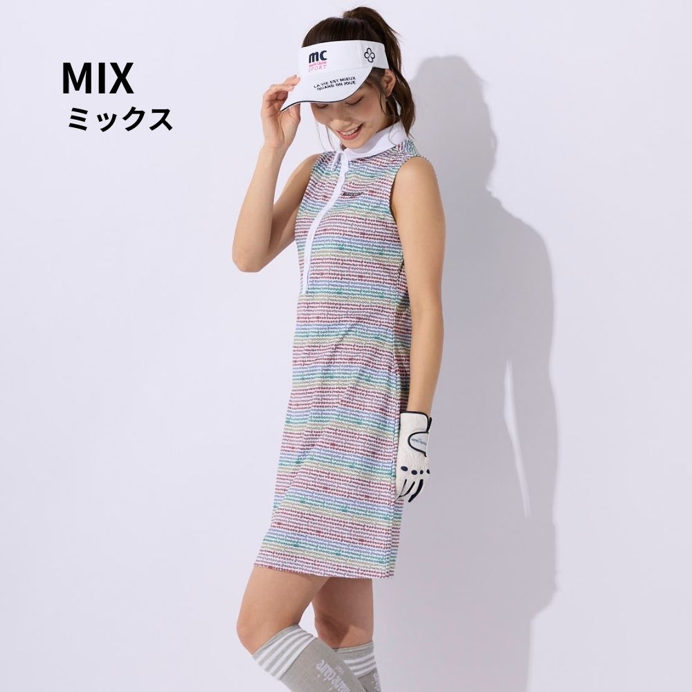 楽天市場】レディース ゴルフウェア ワンピース ノースリーブ marie