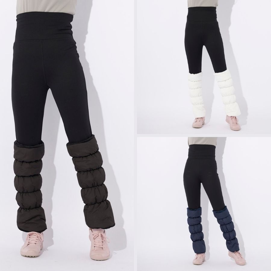 楽天市場】レディース レギンス レッグウォーマー付き marie claire