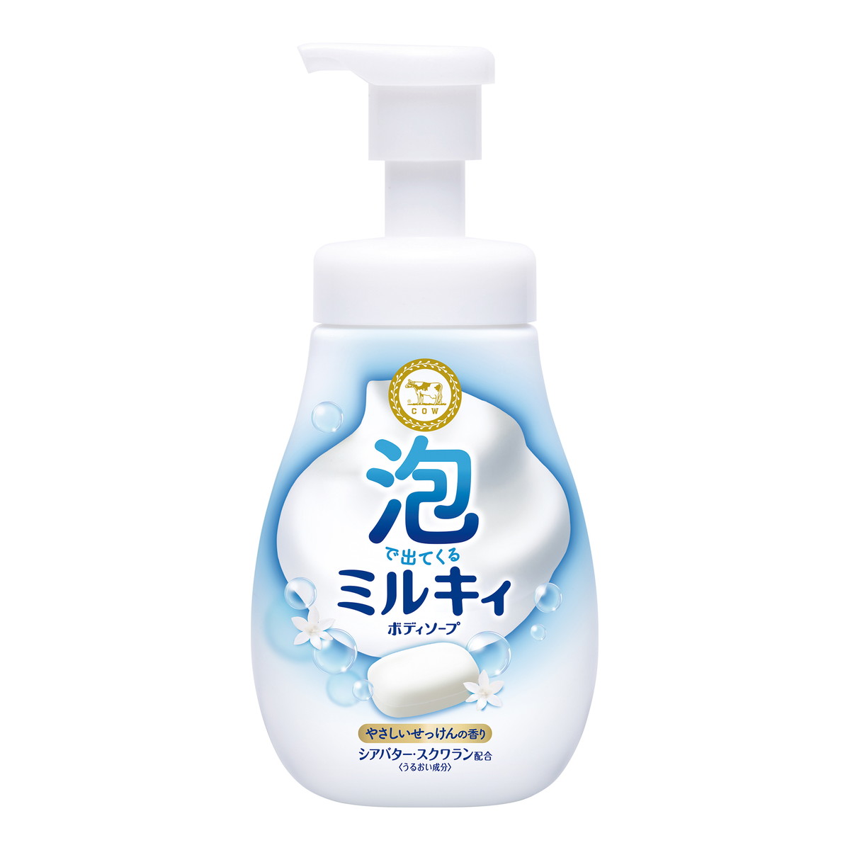 楽天市場】牛乳石鹸 泡で出てくる ミルキィ ボディソープ やさしい