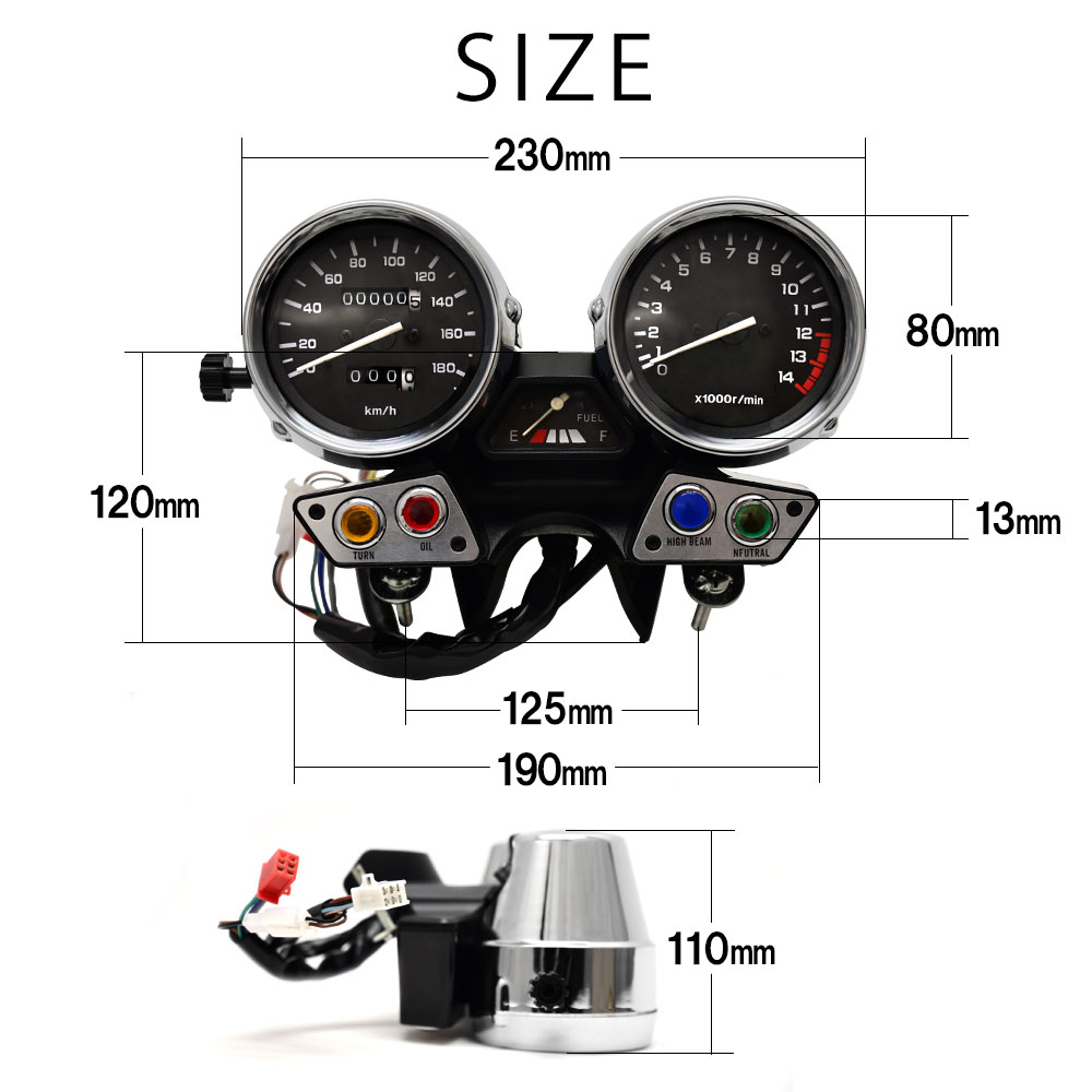 楽天市場】XJR400 4HM 93-94 メーター ユニット スピード メーター