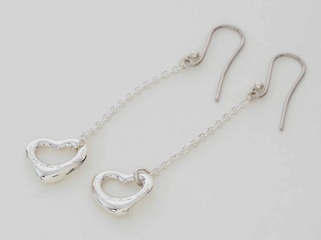 楽天市場】ティファニー TIFFANY&Co. ピアス オープン ハート ドロップ