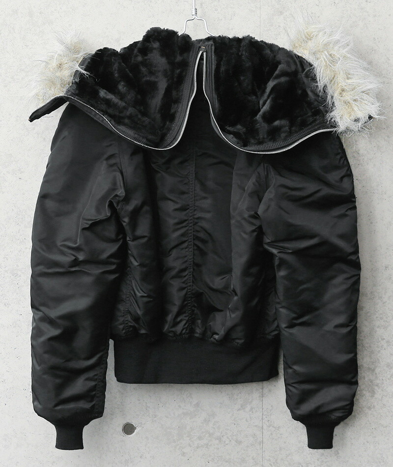楽天市場】ALPHA アルファ MADE IN USA N-2B フライトジャケット BLACK