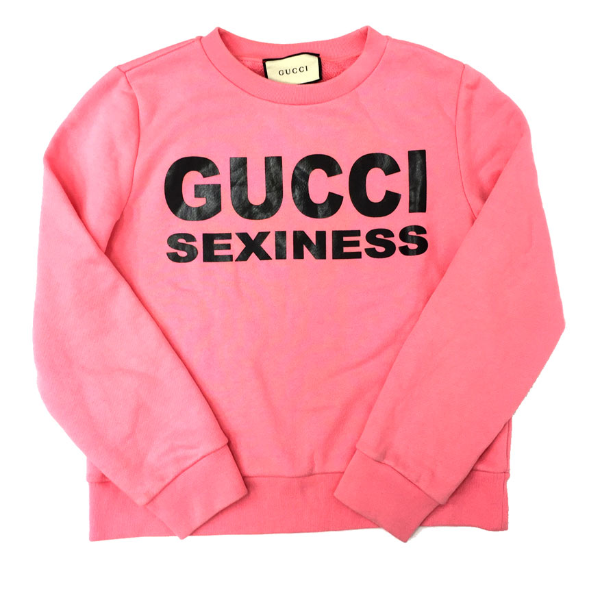 楽天市場】セール GUCCI グッチ SEXINESS プリント スウェットシャツ