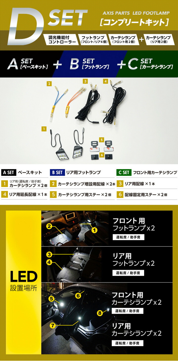 楽天市場】【ポイント10倍！2/22 18:00〜2/23 1:59】LEDフットランプ