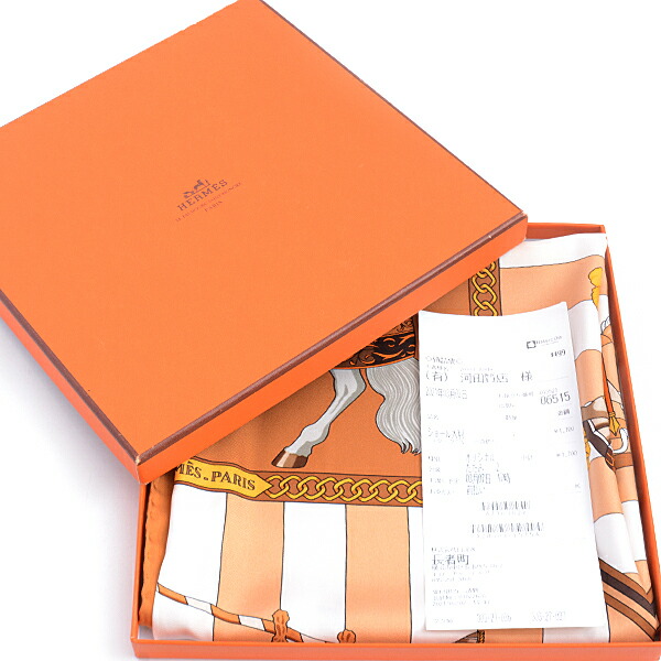 HERMES エルメススカーフ90 PLUMES 羽 箱無し 最終価格 HERMES