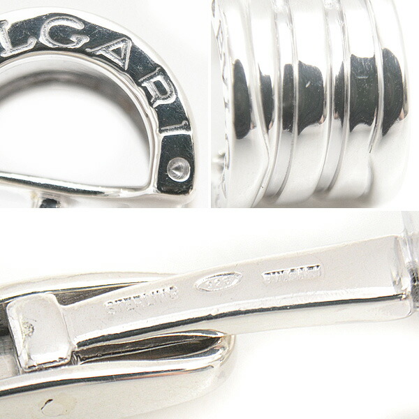 BVLGARI ブルガリ オニキス/Ag925スターリングシルバーカフス 美品