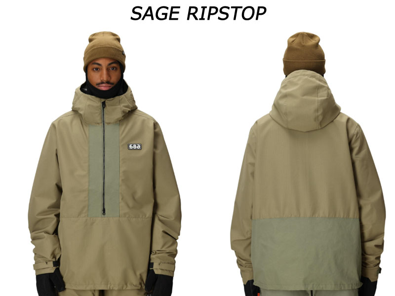 楽天市場】25-26 SIX EIGHT SIX/686 GHOST 2.5L anorak メンズ