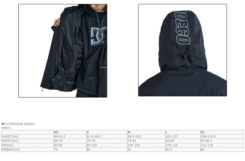 楽天市場】25-26 DC/ディーシー DC WIDE 10K jacket メンズ レディース
